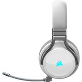 Corsair Virtuoso RGB Cuffia Padiglione auricolare Connettore 3.5 mm USB tipo A Bianco bianco/Argento, Cuffia, Padiglione auricolare, Giocare, Bianco, Stereofonico, Nero