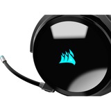 Corsair Virtuoso RGB Cuffia Padiglione auricolare Connettore 3.5 mm USB tipo A Carbonio carbonico/Nero, Cuffia, Padiglione auricolare, Giocare, Carbonio, Stereofonico, Nero