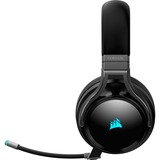 Corsair Virtuoso RGB Cuffia Padiglione auricolare Connettore 3.5 mm USB tipo A Carbonio carbonico/Nero, Cuffia, Padiglione auricolare, Giocare, Carbonio, Stereofonico, Nero