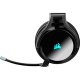 Corsair Virtuoso RGB Cuffia Padiglione auricolare Connettore 3.5 mm USB tipo A Carbonio carbonico/Nero, Cuffia, Padiglione auricolare, Giocare, Carbonio, Stereofonico, Nero