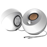 Creative Pebble Nero Cablato 4,4 W, Altoparlante PC bianco, 2.0 canali, Cablato, 4,4 W, 100 - 17000 Hz, Nero