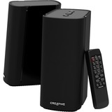 Creative T100 Range completo Nero Con cavo e senza cavo 20 W, Altoparlante PC Nero, Range completo, 2.0 canali, Con cavo e senza cavo, 20 W, 50 - 20000 Hz, Nero