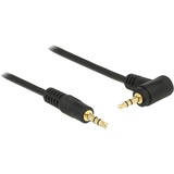 DeLOCK 0.5m 3.5mm M/M cavo audio 0,5 m Nero Nero, 3.5mm, Maschio, 3.5mm, Maschio, 0,5 m, Nero