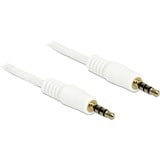 DeLOCK 3.5mm - 3.5mm, 3m cavo audio Bianco bianco, 3m, 3.5mm, Maschio, 3.5mm, Maschio, 3 m, Bianco