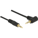 DeLOCK 5m 3.5mm M/M cavo audio Nero Nero, 3.5mm, Maschio, 3.5mm, Maschio, 5 m, Nero