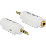 DeLOCK 65590 adattatore per inversione del genere dei cavi 3.5mm Bianco bianco, 3.5mm, 3.5mm, Bianco