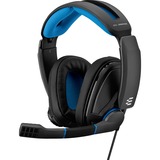 EPOS | Sennheiser | SENNHEISER GSP 300 Auricolare Cablato A Padiglione Giocare Nero, Blu, Cuffia da gioco Nero/Blu, Cablato, 15 - 26000 Hz, Giocare, 290 g, Auricolare, Nero, Blu