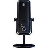 Elgato Wave 3 Nero Microfono da tavolo Nero, Microfono da tavolo, 70 - 20000 Hz, 24 bit, 96 kHz, Cablato, USB