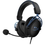 HyperX Cloud Alpha S Cuffia Padiglione auricolare Connettore 3.5 mm Nero, Blu, Cuffia da gioco Cuffia, Padiglione auricolare, Giocare, Nero, Blu, Stereofonico, Unità di controllo esterna