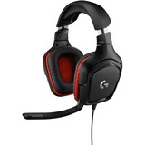 Logitech G332 Cuffia Padiglione auricolare Connettore 3.5 mm Nero, Rosso, Cuffia da gioco Nero/Rosso, Cuffia, Padiglione auricolare, Giocare, Nero, Rosso, Stereofonico, 2 m