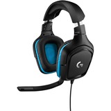 Logitech G432 Cuffia Padiglione auricolare Connettore 3.5 mm Nero, Blu Nero/Blu, Cuffia, Padiglione auricolare, Giocare, Nero, Blu, Stereofonico, Cablato