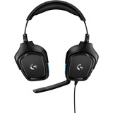 Logitech G432 Cuffia Padiglione auricolare Connettore 3.5 mm Nero, Blu Nero/Blu, Cuffia, Padiglione auricolare, Giocare, Nero, Blu, Stereofonico, Cablato