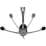 Logitech H111 Auricolare Cablato A Padiglione Ufficio Grigio, Headset grigio, Cablato, Ufficio, 20 - 20000 Hz, 74 g, Auricolare, Grigio
