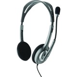 Logitech LGT-H110 Cuffie e auricolari, Headset argento/grigio, Cablato, Ufficio, 20 - 20000 Hz, 74 g, Auricolare, Nero, Argento, Vendita al dettaglio
