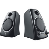 Logitech LGT-Z130 Altoparlanti, Altoparlante PC Nero, 2-vie, 2.0 canali, Cablato, 5 W, Nero, Vendita al dettaglio