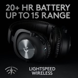 Logitech Pro X Cuffia Padiglione auricolare Nero, Cuffia da gioco Nero, Cuffia, Padiglione auricolare, Giocare, Nero, Stereofonico, Manopola