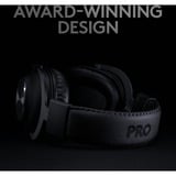 Logitech Pro X Cuffia Padiglione auricolare Nero, Cuffia da gioco Nero, Cuffia, Padiglione auricolare, Giocare, Nero, Stereofonico, Manopola