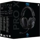 Logitech Pro X Cuffia Padiglione auricolare Nero, Cuffia da gioco Nero, Cuffia, Padiglione auricolare, Giocare, Nero, Stereofonico, Manopola