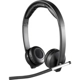Logitech Wireless Headset Dual H820e Auricolare Cablato A Padiglione Ufficio Nero Nero, Cablato, Ufficio, 150 - 7000 Hz, 128 g, Auricolare, Nero