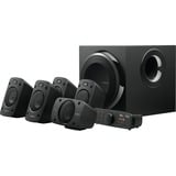Logitech Z906 500 W Nero 5.1 canali, Altoparlante PC Nero, 5.1 canali, 500 W, Universale, Nero, 1000 W, IR, Vendita al dettaglio