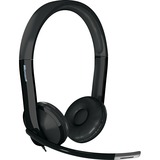 Microsoft LifeChat LX-6000 for Business Auricolare Cablato A Padiglione Ufficio Nero, Headset Nero, Cablato, Ufficio, 75 - 20000 Hz, 141,6 g, Auricolare, Nero, Vendita al dettaglio