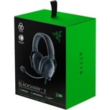 Razer Blackshark V2 X Cuffia Padiglione auricolare Connettore 3.5 mm Nero, Verde, Cuffia da gioco Nero, Cuffia, Padiglione auricolare, Giocare, Nero, Verde, Stereofonico, Manopola