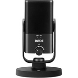 Rode Microphones NT-USB mini Nero Microfono da tavolo Nero, Microfono da tavolo, 20 - 20000 Hz, 24 bit, 48 kHz, Cablato, USB/3.5 mm