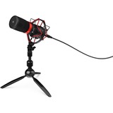 SPC Gear SM950T Nero Nero, 18 - 21000 Hz, 16 bit, 48 kHz, 135 dB, Cardiode, Cablato