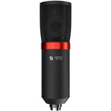 SPC Gear SM950T Nero Nero, 18 - 21000 Hz, 16 bit, 48 kHz, 135 dB, Cardiode, Cablato