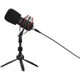 SPC Gear SM950T Nero Nero, 18 - 21000 Hz, 16 bit, 48 kHz, 135 dB, Cardiode, Cablato