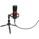 SPC Gear SM950T Nero Nero, 18 - 21000 Hz, 16 bit, 48 kHz, 135 dB, Cardiode, Cablato