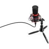 SPC Gear SM950T Nero Nero, 18 - 21000 Hz, 16 bit, 48 kHz, 135 dB, Cardiode, Cablato