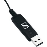 Sennheiser PC 8 USB Cuffie e auricolari, Headset Nero, Sennheiser PC 8 USB, Cablato, 42 - 17000 Hz, Ufficio, 84 g, Auricolare, Nero