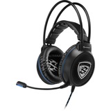 Sharkoon Skiller SGH1 Cuffia Padiglione auricolare Connettore 3.5 mm Nero, Cuffia da gioco Nero, Cuffia, Padiglione auricolare, Giocare, Nero, Stereofonico, Unità di controllo in linea
