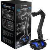 Sharkoon X-Rest 7.1 Supporto attivo Cuffie, Auricolare Nero Nero, Cuffie, Auricolare, Supporto attivo, Interno, Nero