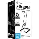 Sharkoon X-Rest PRO Supporto passivo Cuffie, Auricolare Nero Nero, Cuffie, Auricolare, Supporto passivo, Interno, Nero