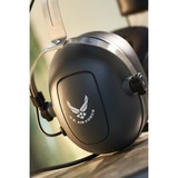 Thrustmaster T.Flight U.S. Air Force Edition Cuffia Padiglione auricolare Nero grigio/metallo, Cuffia, Padiglione auricolare, Giocare, Nero, Stereofonico, Manopola