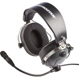 Thrustmaster T.Flight U.S. Air Force Edition Cuffia Padiglione auricolare Nero grigio/metallo, Cuffia, Padiglione auricolare, Giocare, Nero, Stereofonico, Manopola