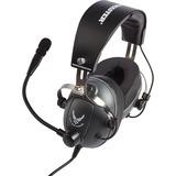 Thrustmaster T.Flight U.S. Air Force Edition Cuffia Padiglione auricolare Nero grigio/metallo, Cuffia, Padiglione auricolare, Giocare, Nero, Stereofonico, Manopola