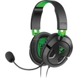 Turtle Beach Recon 50X Cuffie Gaming - Xbox Series X o S, Xbox One, PS5, PS4 e PC, Cuffia da gioco Nero/Verde, Xbox One, PS5, PS4 e PC, Cablato, 20 - 20000 Hz, Gaming, Auricolare, Nero, Verde
