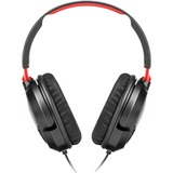 Turtle Beach TB043101 Stereofonico Padiglione auricolare Nero, Rosso cuffia e auricolare Nero, Console da gioco, Stereofonico, Padiglione auricolare, Nero, Rosso, Spugna, Ecopelle, Xbox One, PlayStation 4