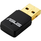 ASUS 90IG05D0-MO0R00 scheda di rete e adattatore Interno WLAN 300 Mbit/s Interno, Wireless, USB, WLAN, 300 Mbit/s, Nero