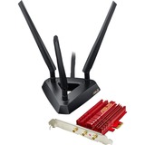 ASUS PCE-AC68 Interno WLAN 1300 Mbit/s rosso, Interno, Wireless, PCI Express, WLAN, 1300 Mbit/s