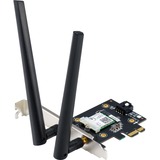 ASUS PCE-AX3000 Interno WLAN / Bluetooth 3000 Mbit/s Nero, Interno, Wireless, PCI Express, WLAN / Bluetooth, Wi-Fi 6 (802.11ax), 3000 Mbit/s