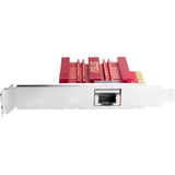 ASUS XG-C100C Interno Ethernet 10000 Mbit/s rosso, Interno, Cablato, PCI Express, Ethernet, 10000 Mbit/s