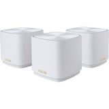 ASUS ZenWiFi AX Mini (XD4) Bianco 2, Router di rete bianco, Bianco, IEEE 802.11a, IEEE 802.11ac, IEEE 802.11ax, IEEE 802.11b, IEEE 802.11g, IEEE 802.11n, 256 MB, 110 - 240 V, 50 - 60 Hz, 90 mm