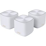 ASUS ZenWiFi AX Mini (XD4) Bianco 2, Router di rete bianco, Bianco, IEEE 802.11a, IEEE 802.11ac, IEEE 802.11ax, IEEE 802.11b, IEEE 802.11g, IEEE 802.11n, 256 MB, 110 - 240 V, 50 - 60 Hz, 90 mm