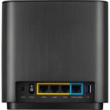 ASUS ZenWiFi AX (XT8) router wireless Gigabit Ethernet Banda tripla (2.4 GHz/5 GHz/5 GHz) 4G Nero Nero, Wi-Fi 6 (802.11ax), Banda tripla (2.4 GHz/5 GHz/5 GHz), Collegamento ethernet LAN, 4G, Nero, Router da tavolo