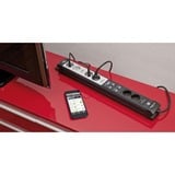 Brennenstuhl Connect Premium-Line prolunghe e multiple 3 m 6 presa(e) AC Interno Nero, Bianco, Ciabatta Nero/Grigio chiaro, 3 m, 6 presa(e) AC, Interno, Nero, Bianco, 3600 W, 95 mm