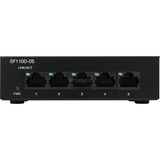 Cisco Small Business SF110D-05 Non gestito L2 Fast Ethernet (10/100) Nero Nero, Non gestito, L2, Fast Ethernet (10/100), Full duplex